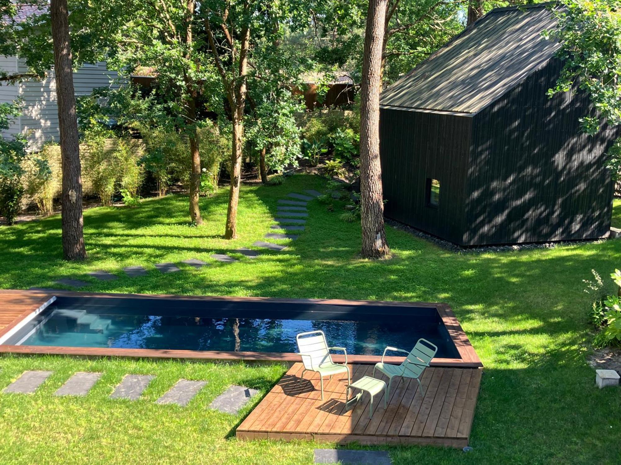 Nouveau - Ecolodge 'Calme Et Nature' - Avec Piscine Au Golf-Lac De Biscarrosse - Couchage 2 Personnes Extérieur photo