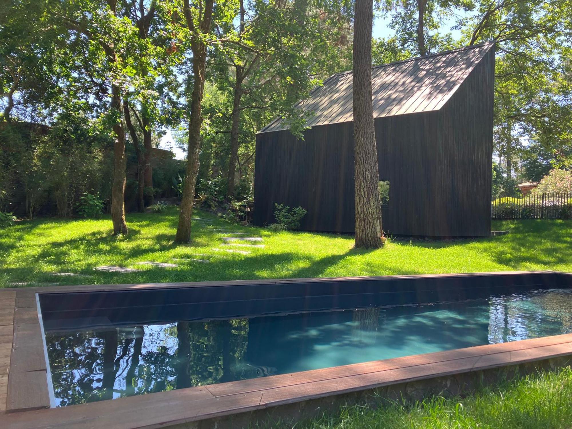 Nouveau - Ecolodge 'Calme Et Nature' - Avec Piscine Au Golf-Lac De Biscarrosse - Couchage 2 Personnes Extérieur photo