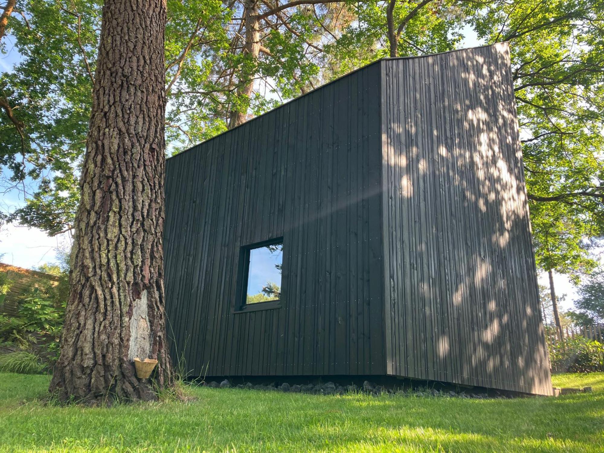 Nouveau - Ecolodge 'Calme Et Nature' - Avec Piscine Au Golf-Lac De Biscarrosse - Couchage 2 Personnes Extérieur photo